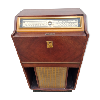 Meuble hi-fi la voix de son maître de 1940/50