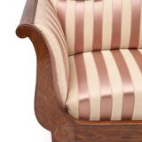 Recamier silk loveseat, 1920