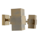 Pair of vintage wall lights, brass, France, 1970