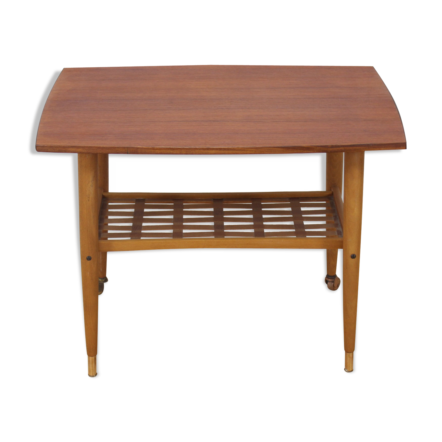 Scandinavian side table, in teak, by Alberts Tibro.