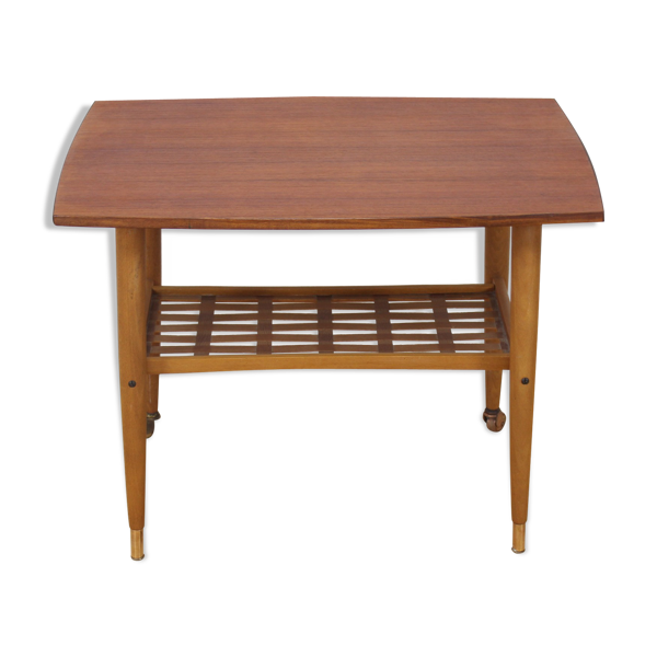 Table d'appoint scandinave, en teck, par Alberts Tibro