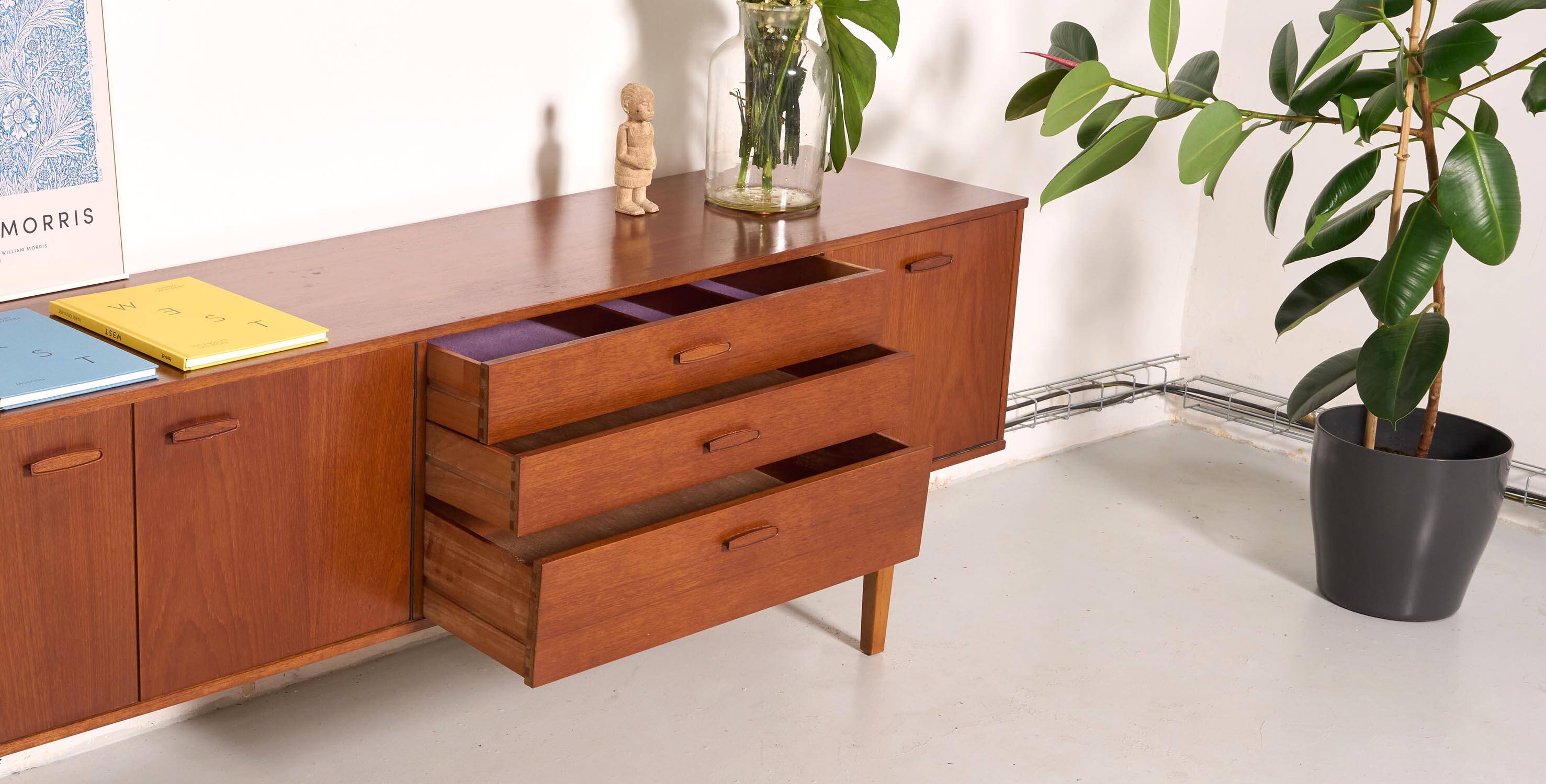 Avalon Yatton vintage sideboard, Scandinavian style L203cm