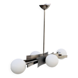 Chandelier of 4 space-age opalines