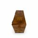 Walnut burl commode, Italian Art Deco, 1940s.