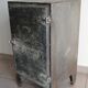 Ancien meuble glacière en zinc