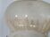 Lustre en verre travaillé et laiton