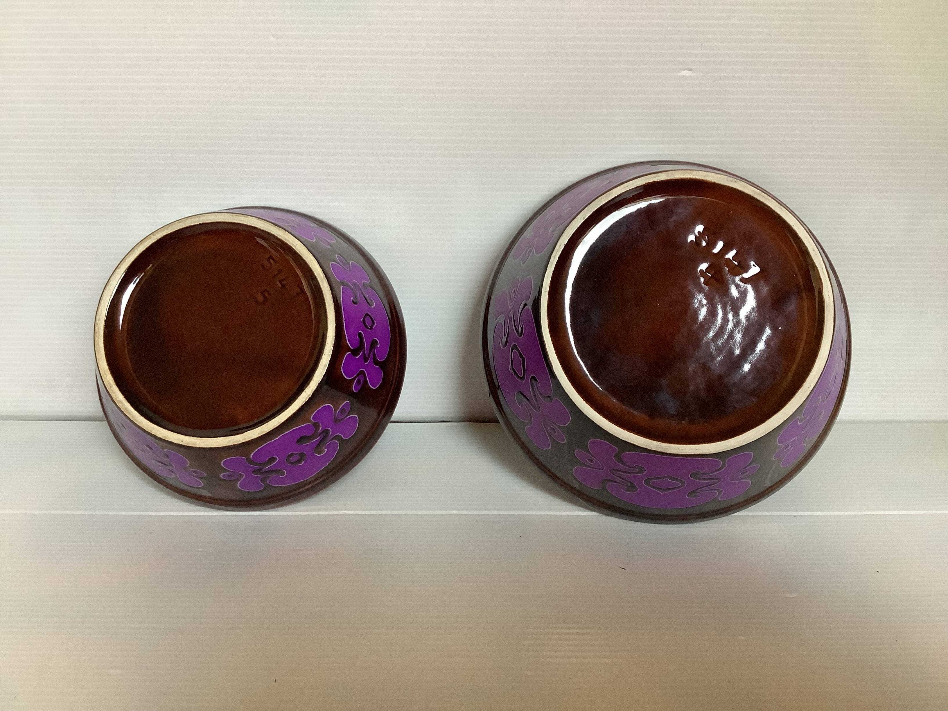 Four Schramberg Germany salad bowls