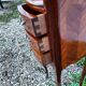 Pair of bedside tables in old Louis XV style marquetry