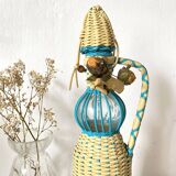 Vintage scoubidou bottle