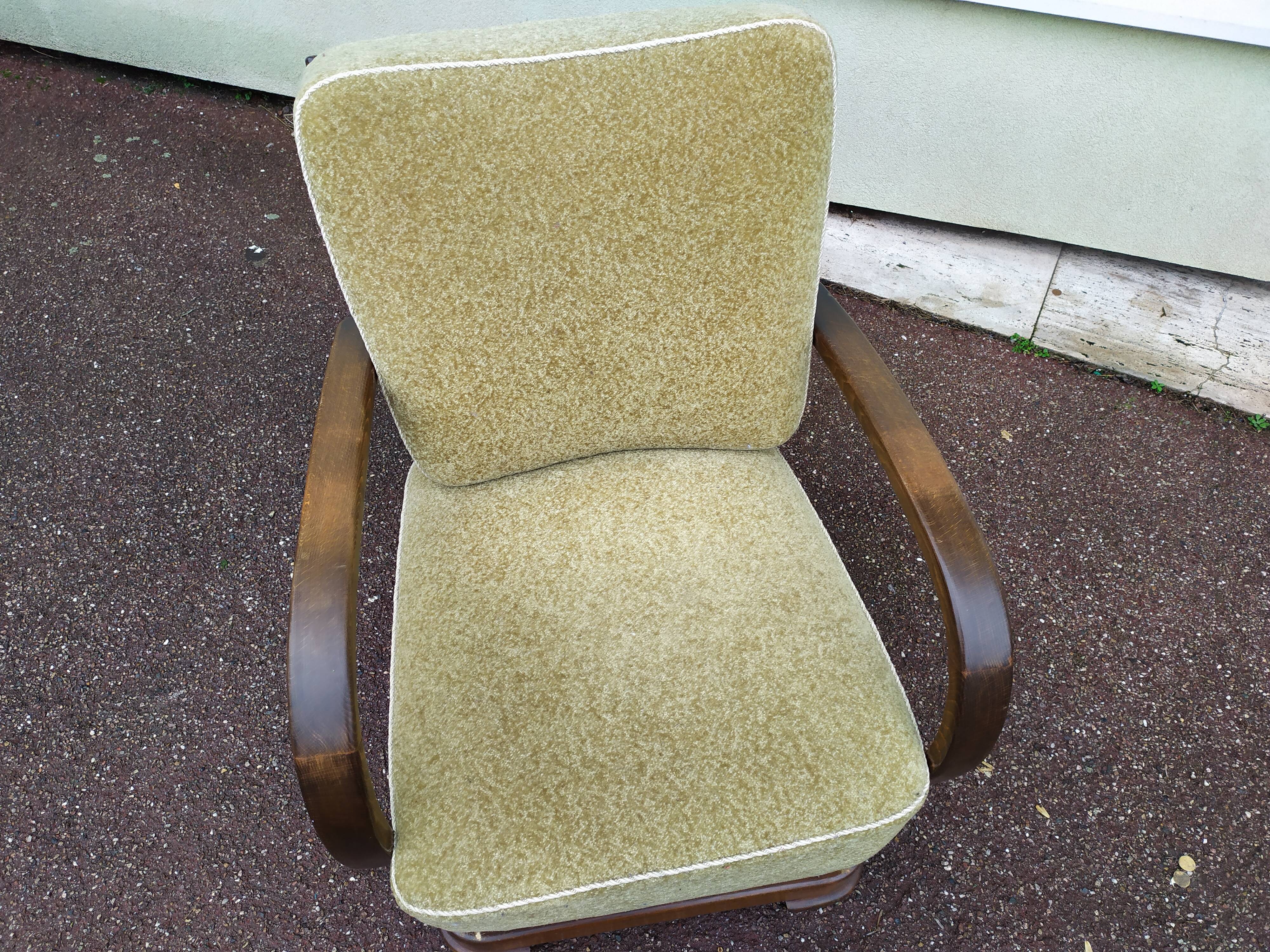 Cocktail Armchair - Esprit Club - Art Deco - Old