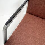 Rare armchair with footstool attributed to Gispen, 1960s