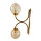 Extra Large Vintage Brass Wall Lamp: Mid-Century Italian Lighting