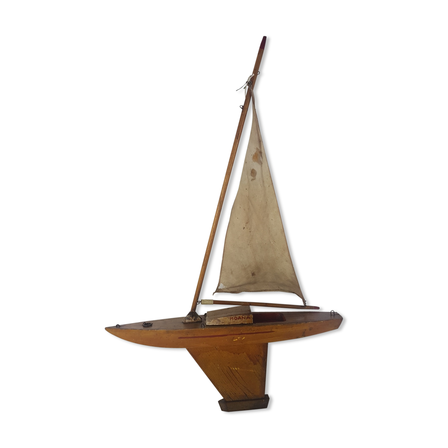 Ancient basin sailboat