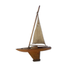 Ancient basin sailboat