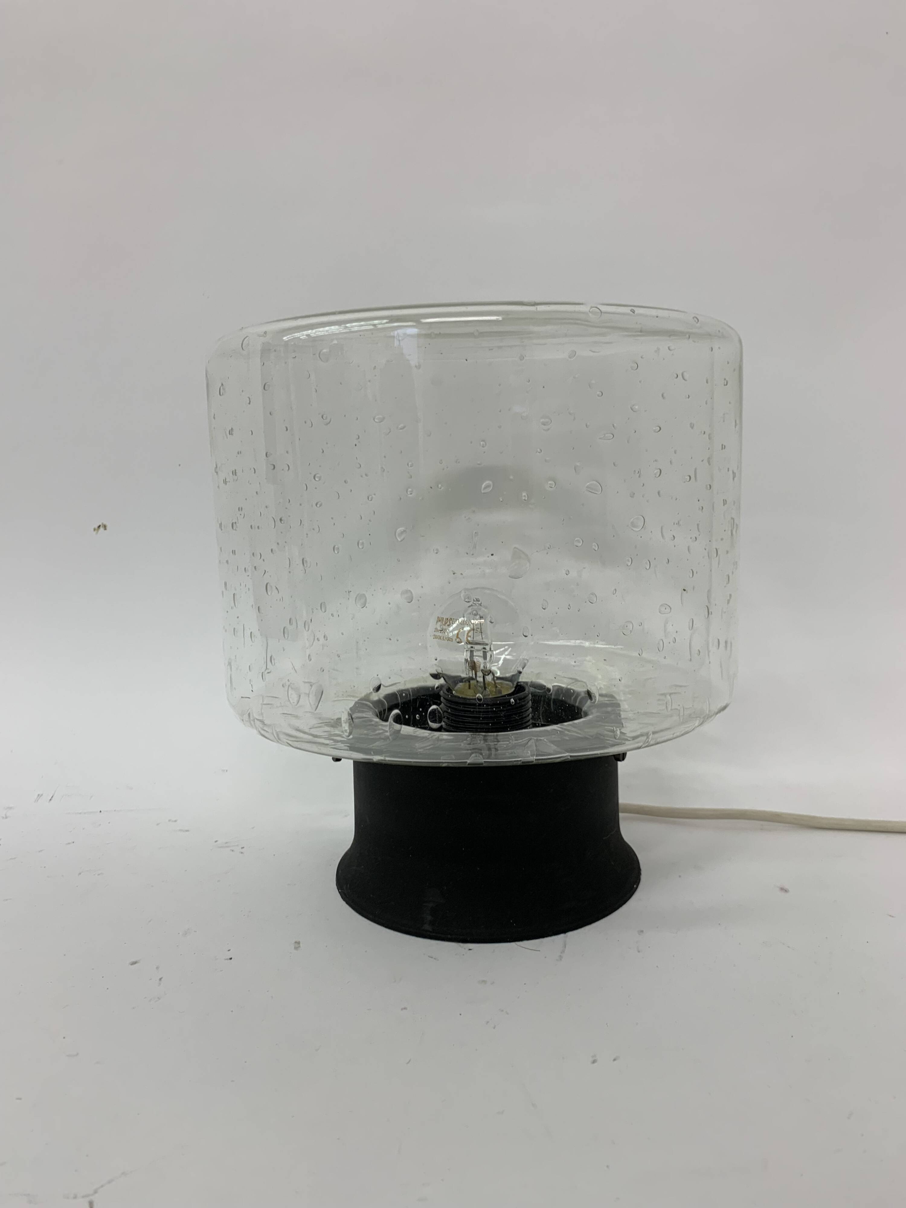 Mid-century design glass ceiling lamp, 1960’s