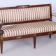 French Empire Mahogany Sofa, 1860s