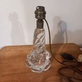 Glass lamp foot