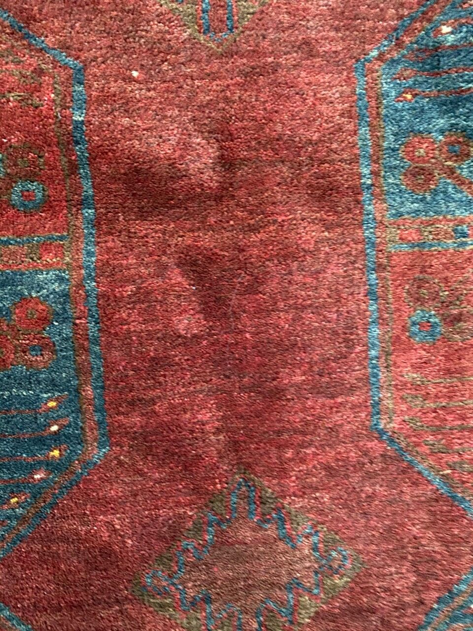 Carpet old Afghan Turkmen 152x230 cm