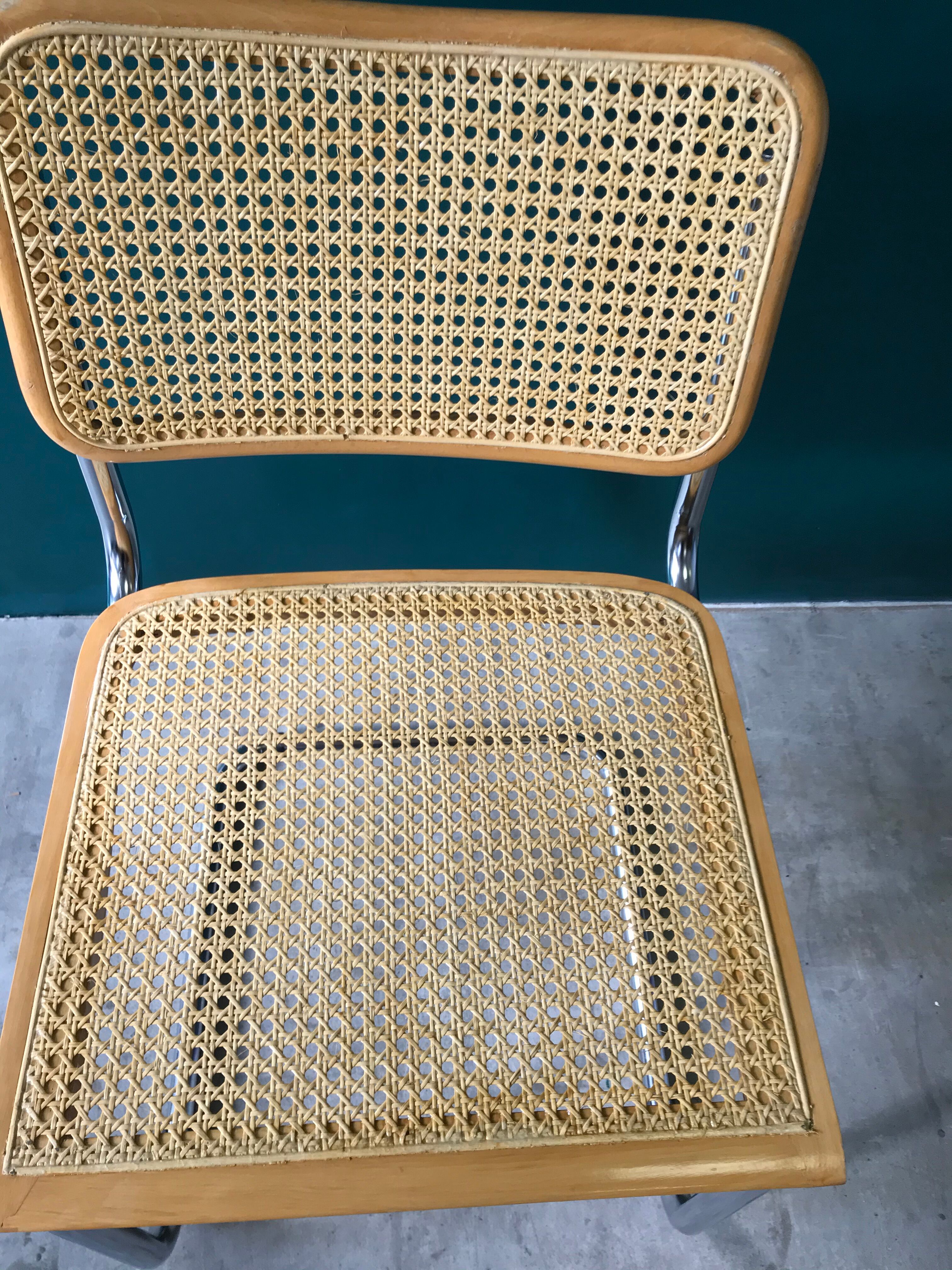 Breuer B32 cannée chair