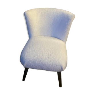 Boucle cocktail armchair