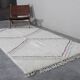 Authentic natural wool rug 1.4/2.6 m