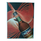 A Cinzano alcohol paper advertisement from a period magazine