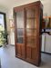 Old glass cabinet, vintage bookshelf, display case, cabinet, pharmacy.