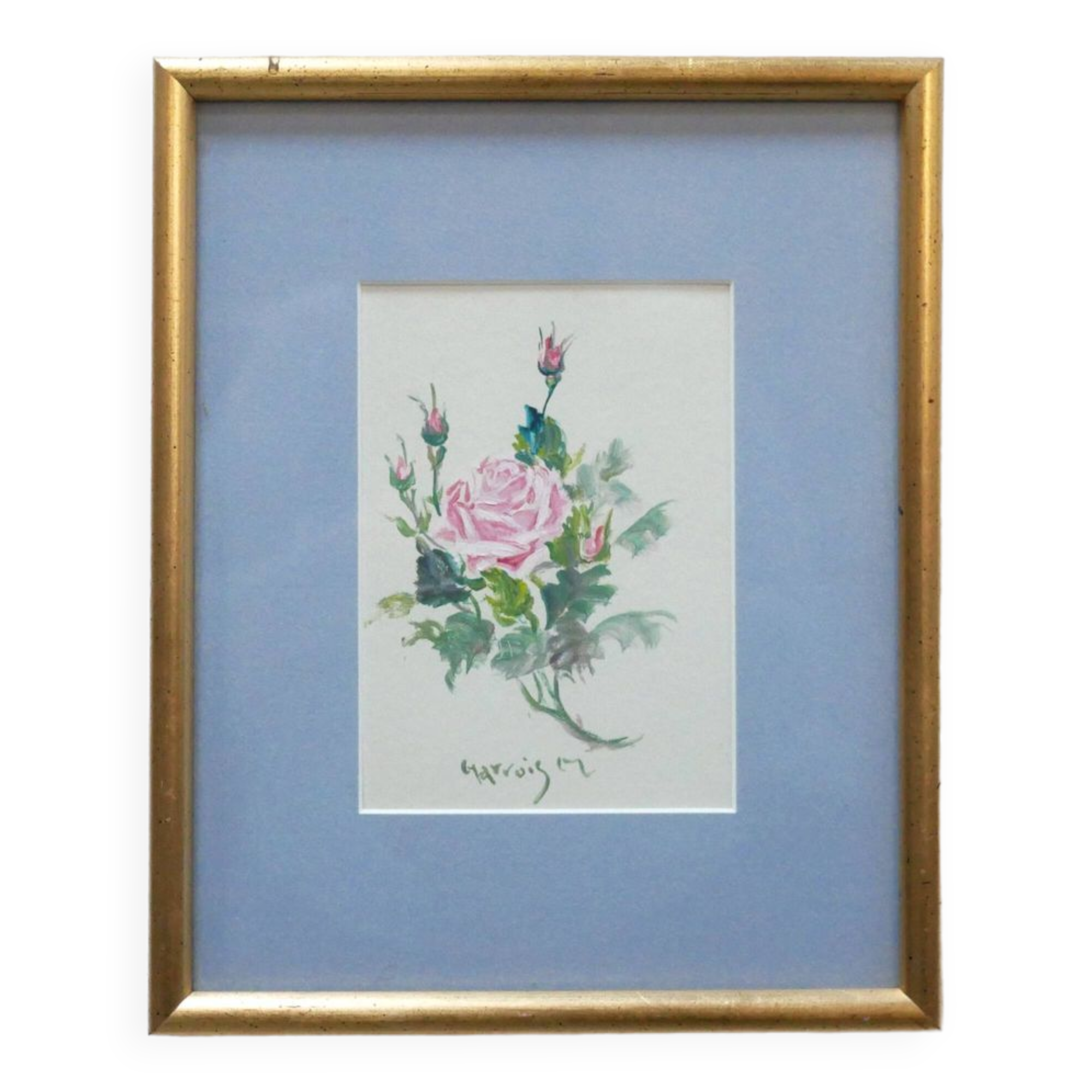 Old painting on paper