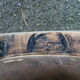 Thonet chair N°14 1/2, flowered wood seat -1900 -