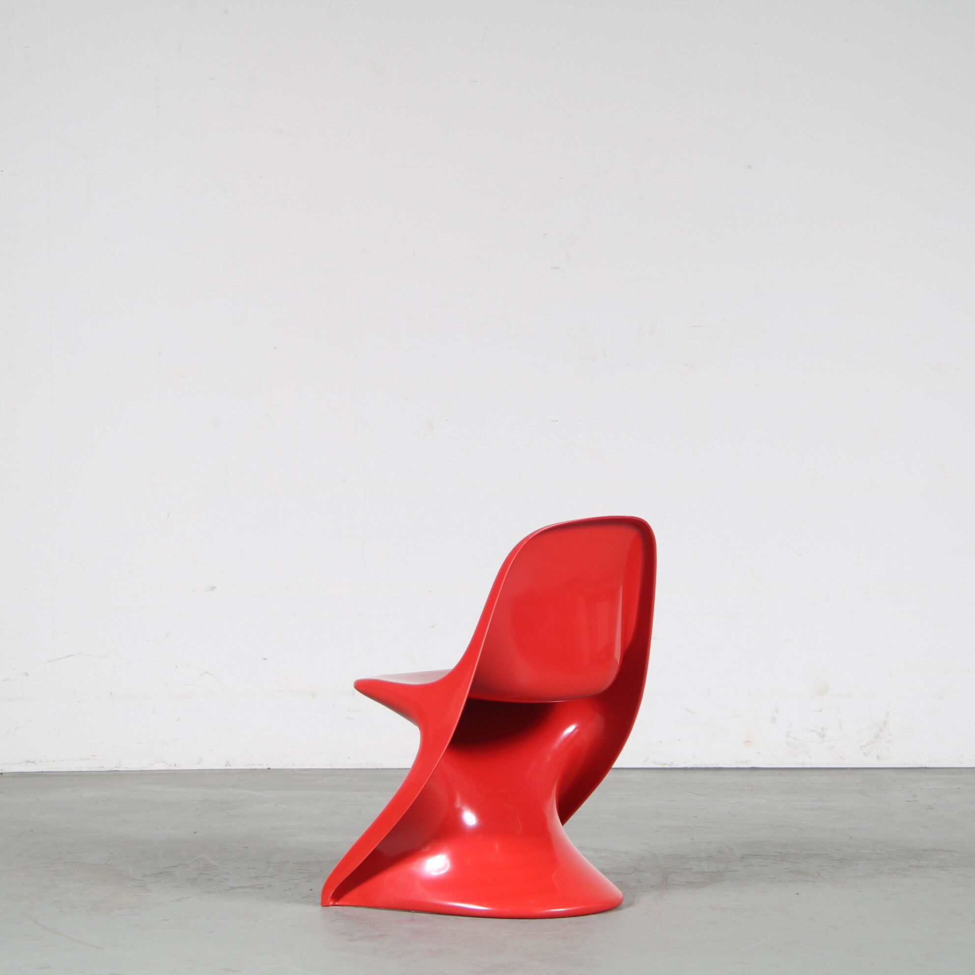 2000s Red “Casalino” children chair by Alexander Begge for Casala, Germany