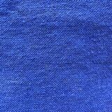 Blue plaid with Moroccan pompoms