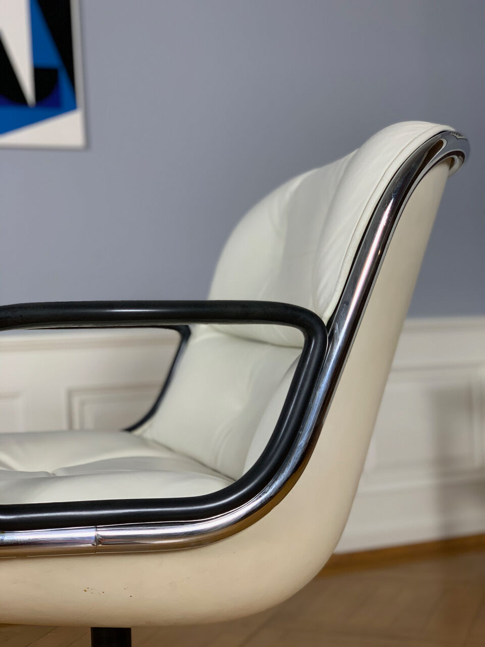 Charles Pollock office armchair for Knoll