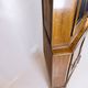 Antique display case/corner cabinet - Baroque style - walnut - glass door with bars - circa 1900