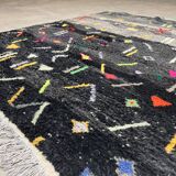 Black Berber carpet156x204cm