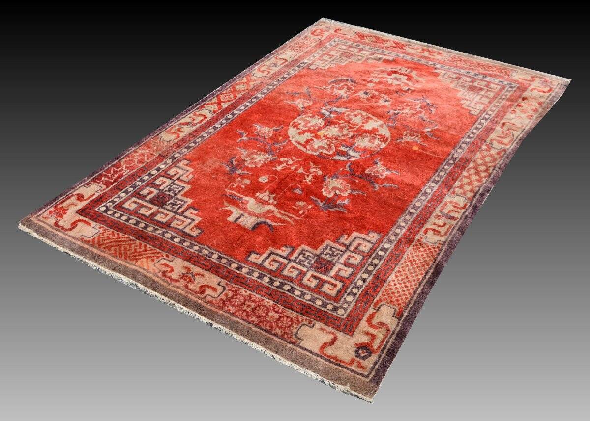 Tibetan or ancient Chinese carpet