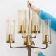 Brass wall light with five lights by Hans-Agne Jakobsson