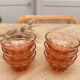 Lot de 6 coupes en verre