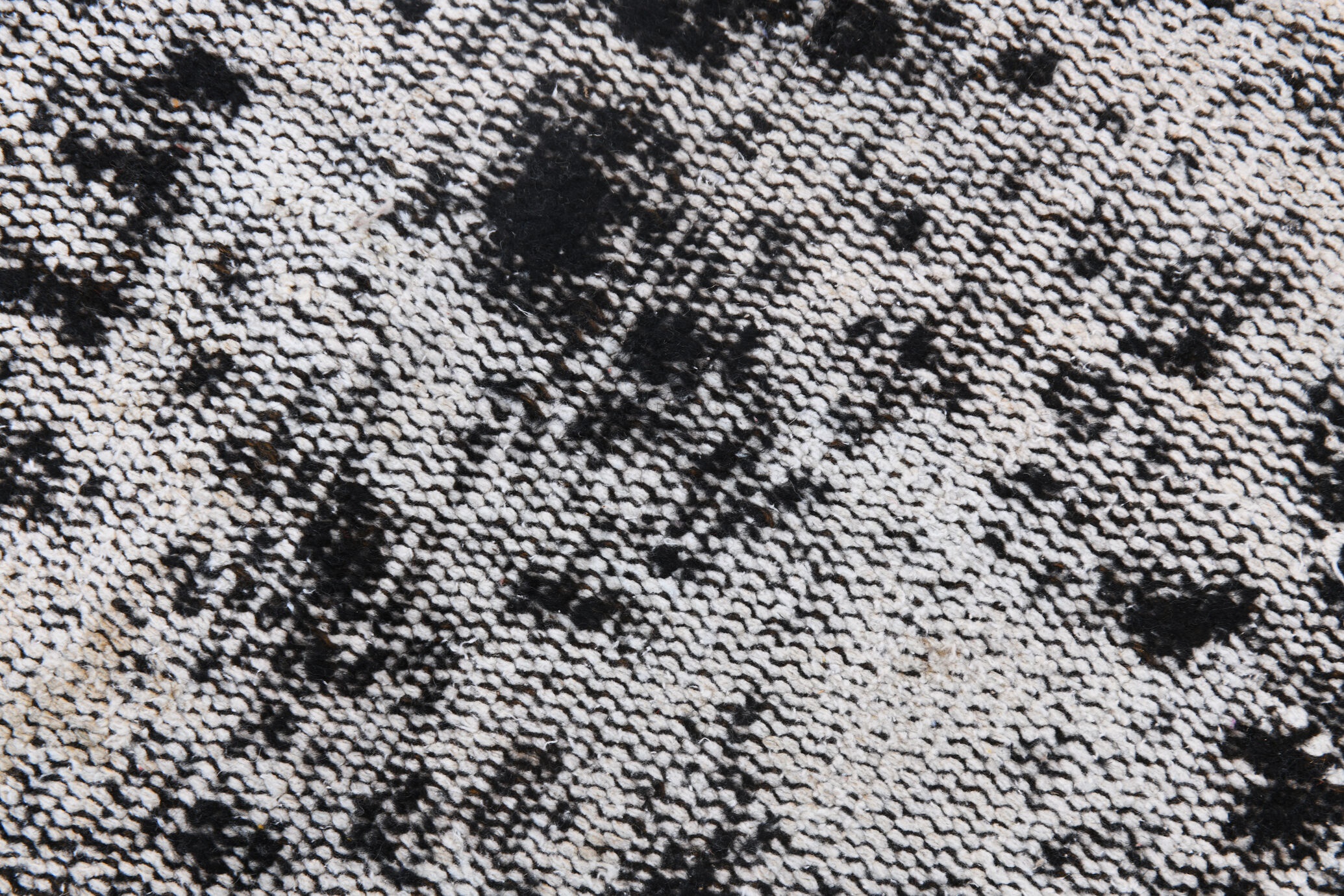 Distressed wool vintage tapis rugs 243x158cm