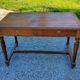 Blond oak desk from the 1900s/1920s 2 drawers feet Louis Philippe