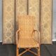 Screen 4 fronts of Indian wood and fabrics and silk at the end of the 19th century