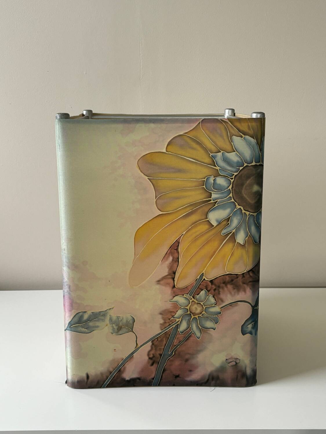 Vintage silk lampshade