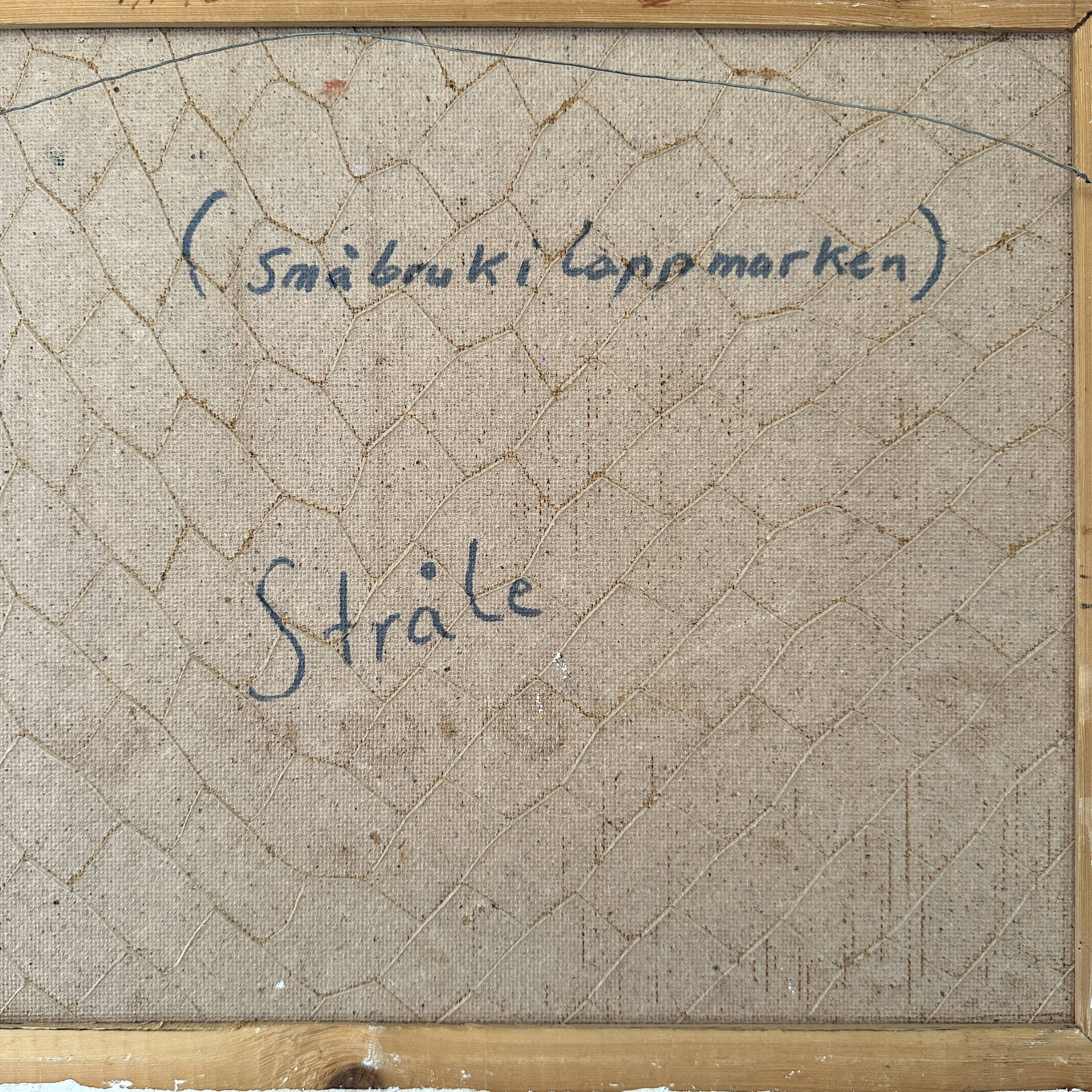 Provencal landscape, oil on canvas, 54/39 cm, author's signature "Strale"