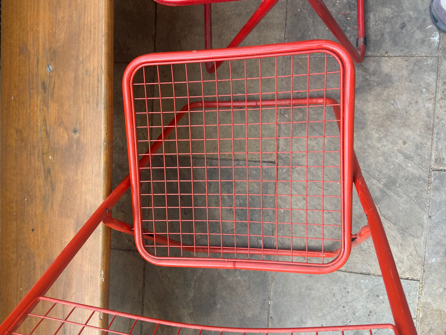Trio de chaises ted net Ikea vintage