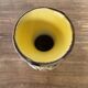 Vase Marius Bessone fat lava Vallauris 1950s sea foam & enamels H 16