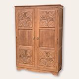 Vintage cabinet 1950 solid oak