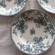 Set of 4 plates of the faience factory of gien