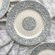 3 ironstone "Renaissance" plates from Creil and Montereau