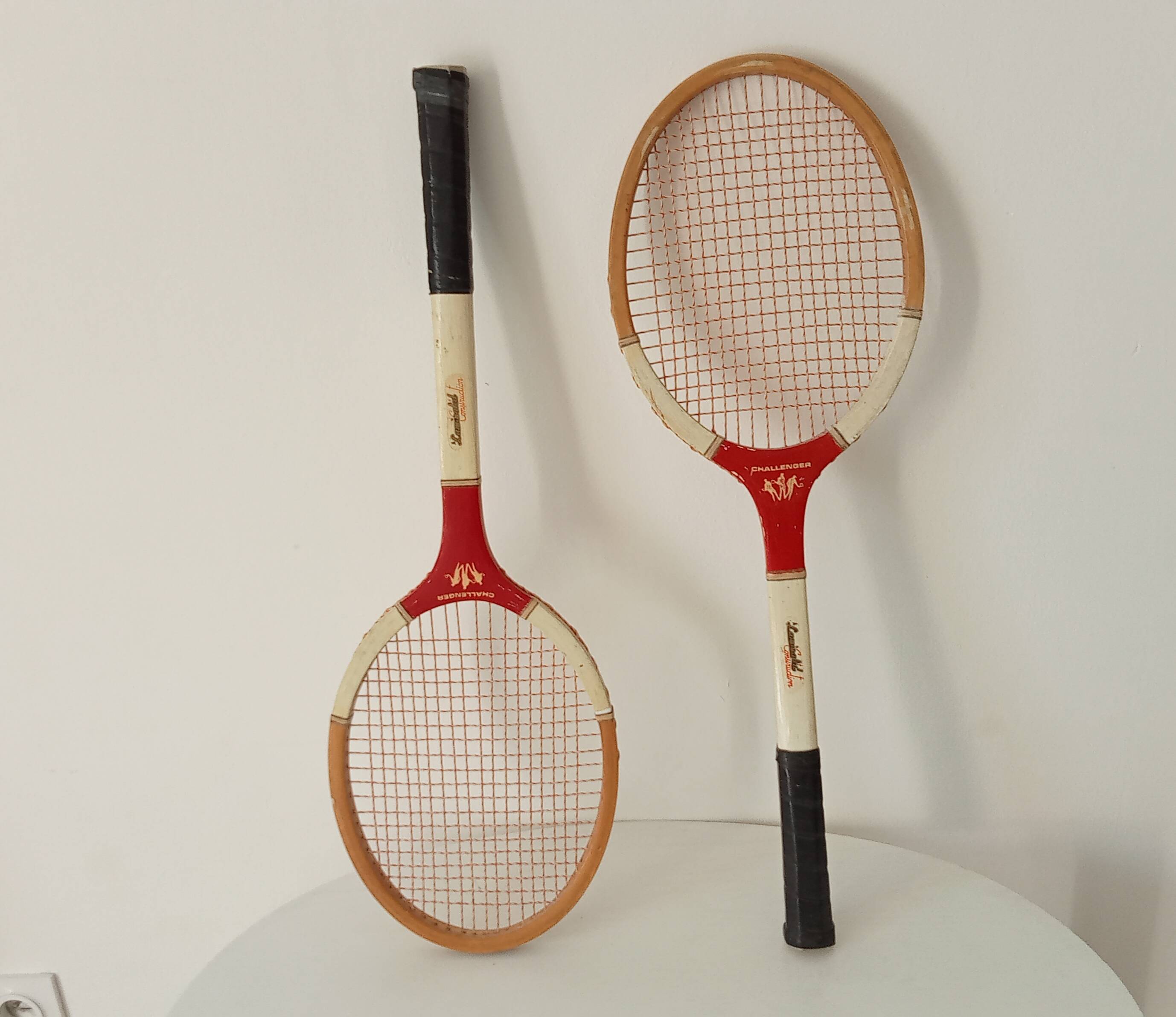 Pair of vintage 70s rackets