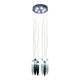 Contemporary Luxury Italian Green "Swords" Murano Glass Little Cascade by S