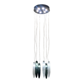 Cascade contemporaine de luxe italienne en verre de Murano "Épées" par S